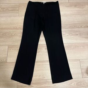 Maje Black Straight Wide Leg Bootcut Acetate Professional Dress Pants Size 40/L